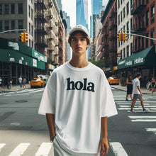 Load image into Gallery viewer, HOLA x HOUSE OF LA - TEE White Label
