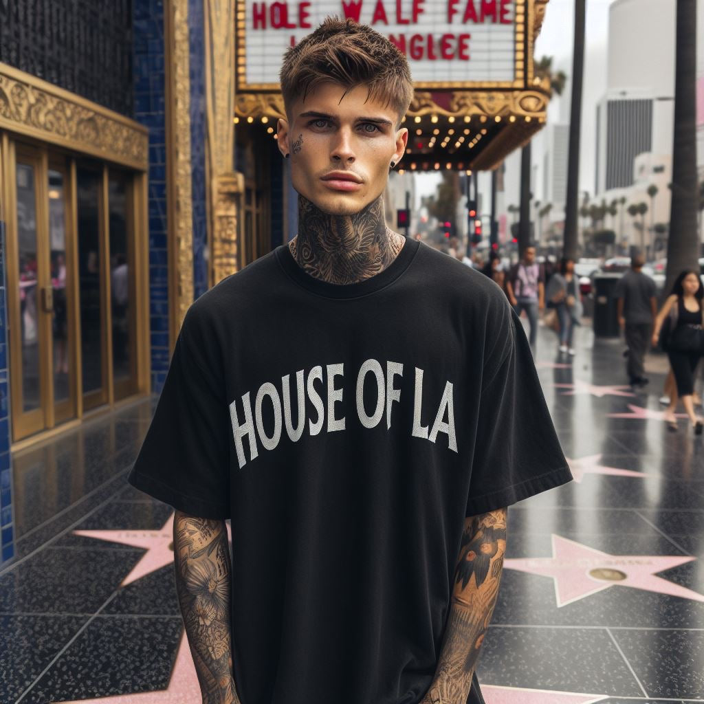 HOLA x HOUSE OF LA - TEE Black Label